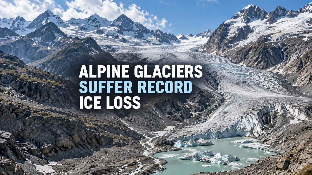 European Alps Face Record Glacier Ice Loss Amid Climate Warming