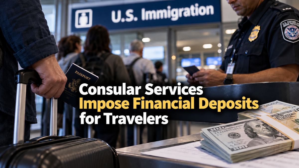 Strict Visa Deposit Rules for Travelers From Designated Countries