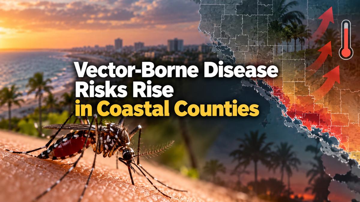 Climate Change Raises Vector-Borne Disease Risks in Southern Coastal Counties